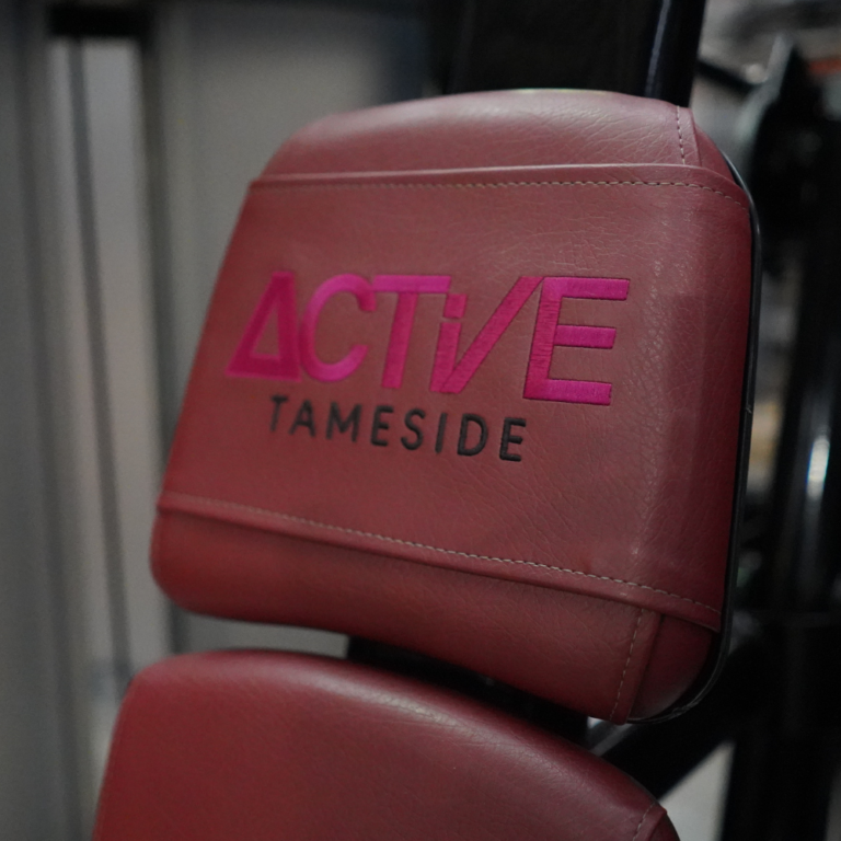 Active Tameside embroidered gym equipment pad
